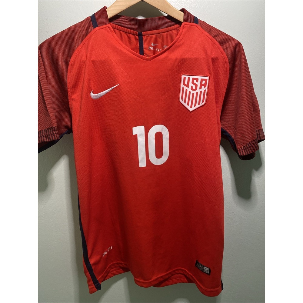 Nike Dri Fit Christian Pulisic #10 Team USA Soccer Jersey Size Small America